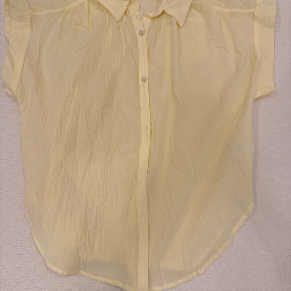 Olivaceous Soft Yellow Blouse